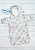 Конверт-комбинезон "Чик-Чирик" - Размер 62 - Цвет бежевый с рисунком - интернет-магазин Bits-n-Bobs.ru