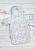 Конверт-комбинезон "Игогошеньки" - Размер 62 - Цвет белый с рисунком - интернет-магазин Bits-n-Bobs.ru